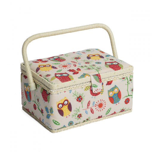 Owl Print Sewing Box1